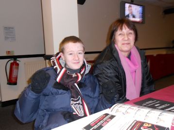 Eager to meet the Histon Mariners was Sam from Goole who brought along Judith.