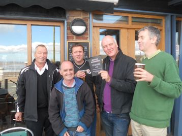 Dartford supporters Tony, Dave, Simon and Michael meet the Chairman