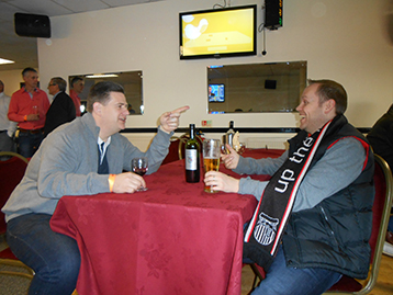 Supplies Director Dave provides insightful knowledge to the Webmaster re the play off campaign.