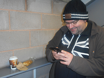 TM himself takes photo's of the pies