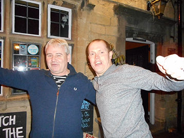 Wayne welcomes the Chairman of Northampton Mariners, Gareth to post-match analysis at the excellent Prince Albert.