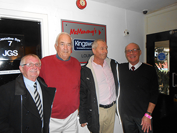 The President and Chairman were thanked by legends Dave Boylen and Jimmy Lumley for their leadership of the Histon Mariners.