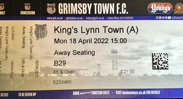 Kings Lynn Town v GTFC Ticket